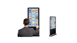 55 Inch Free Standing Outdoor Display